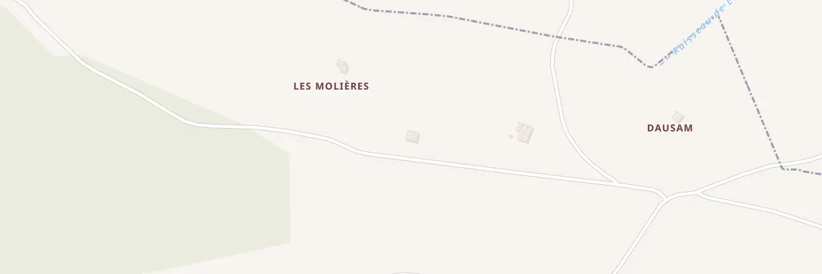 Plan du 5032 Las Molieres à Balignac