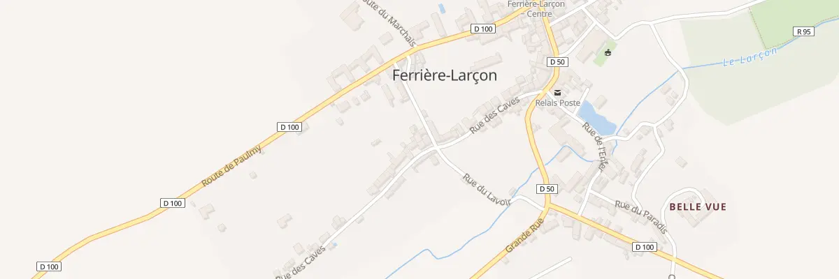 Plan du 20 Rue des Caves à Ferrière-Larçon
