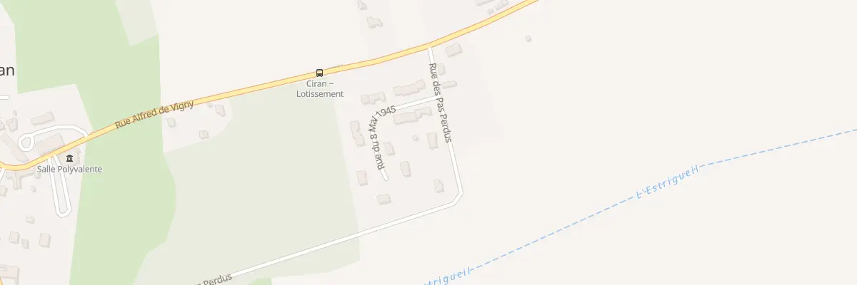 Plan du 2 Rue des Pas Perdus à Ciran