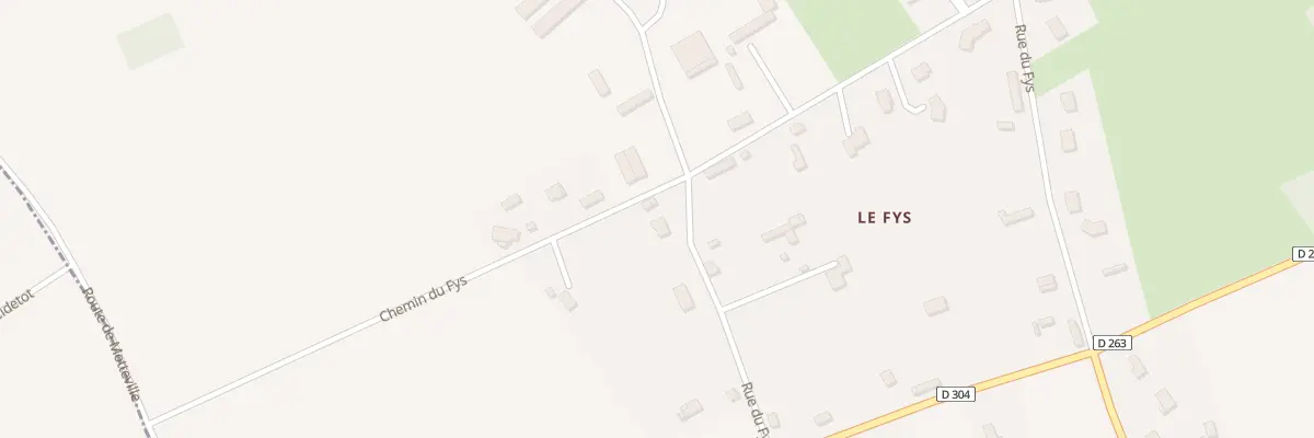 Plan du 165 Rue du Fys à Cideville
