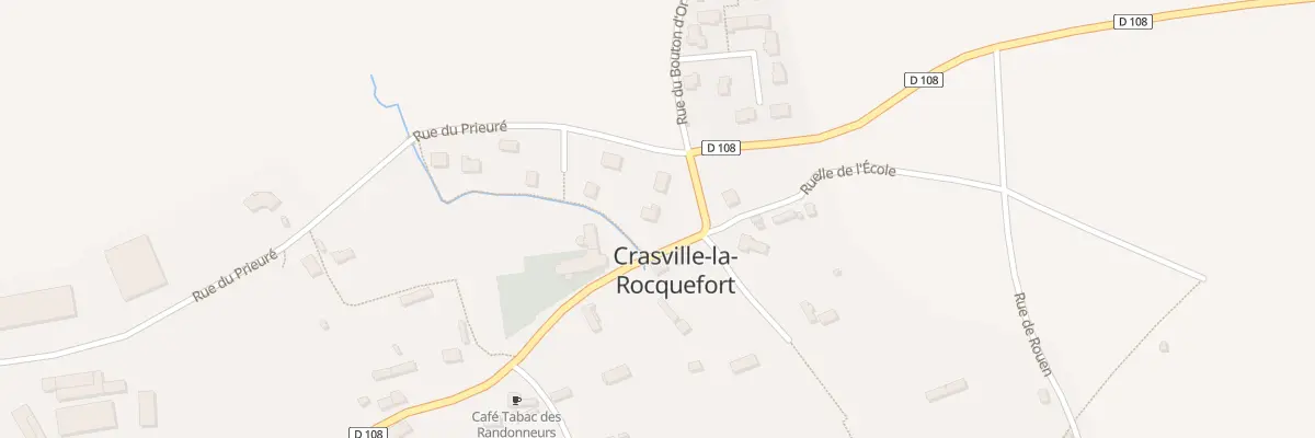Plan du 2 Rue de l’Eglise à Crasville-la-Rocquefort
