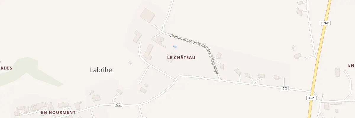 Plan du 5067 Le Chateau à Labrihe