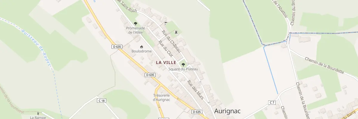 Plan du 4 Rue de l’Eglise à Aurignac