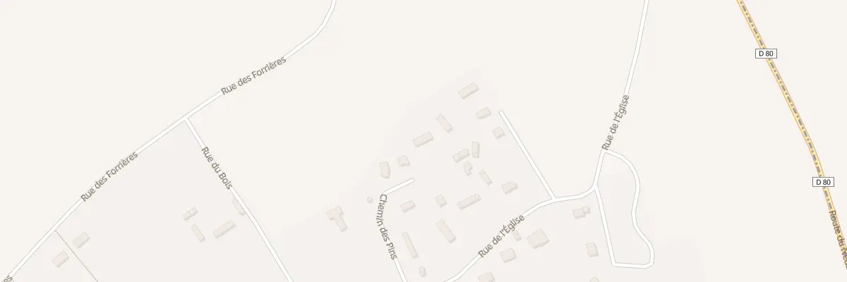 Plan du 33 Che des Pins à Saint-Meslin-du-Bosc