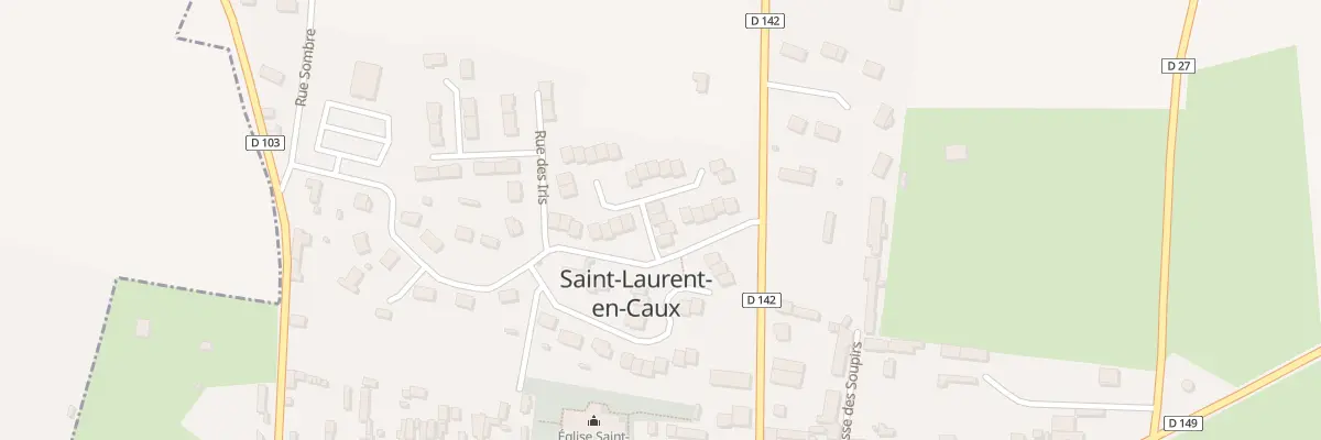 Plan du 8 Rue de l’Ancien Château à Saint-Laurent-en-Caux