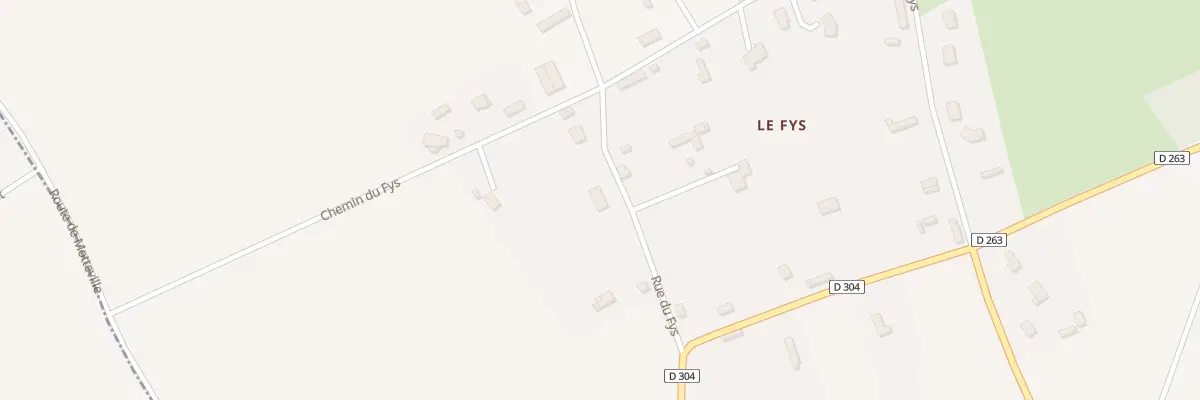 Plan du 157 Rue du Fys à Cideville