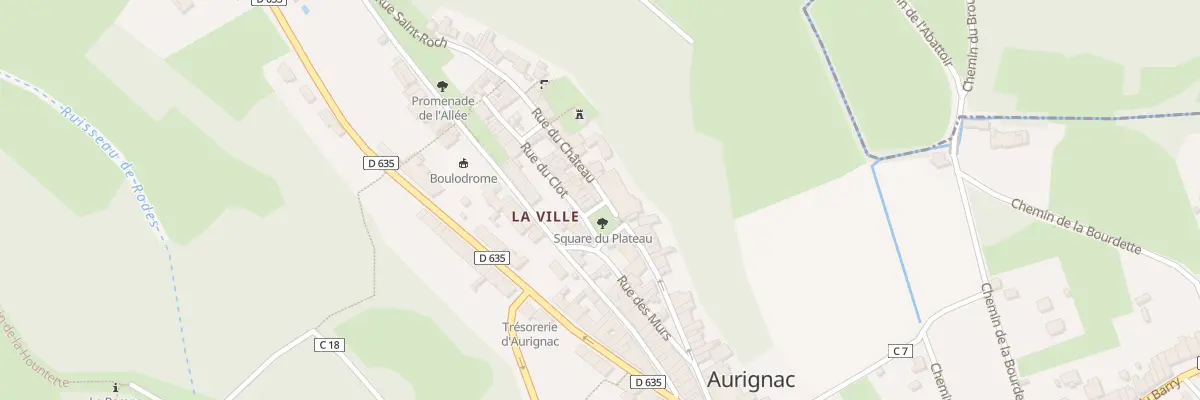Plan du 85 Rue de l’Eglise à Aurignac