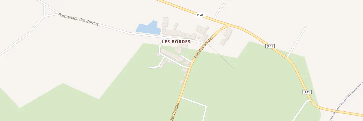Plan du 2 Che des Bordes à Rochechouart