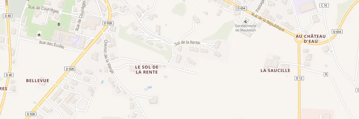 Plan du 6096 Au Sol de la Rente à Mauvezin