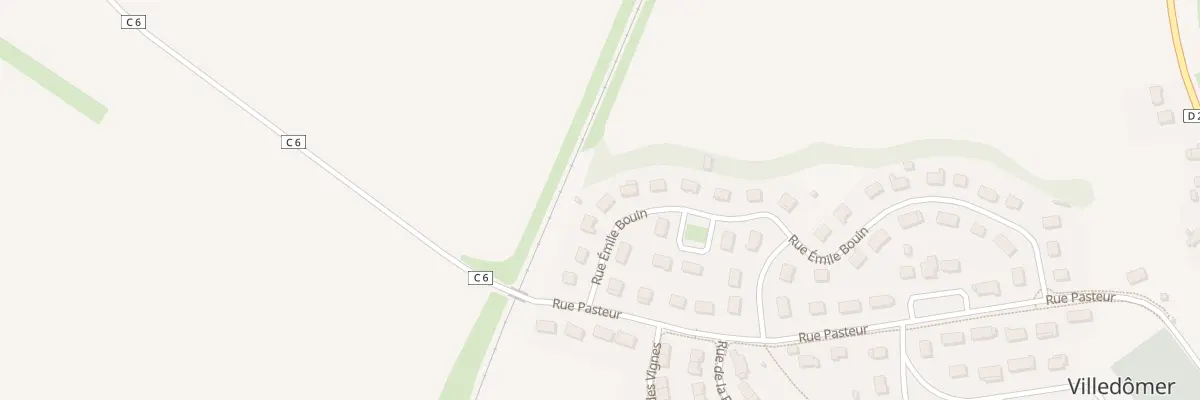 Plan du 34 Rue Emile Bouin à Villedômer