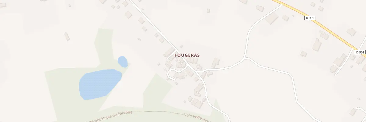 Plan du 24 Fougeras à Oradour-sur-Vayres