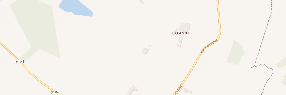 Plan du 123 Lalande à Monségur