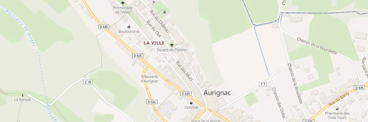 Plan du 25 Rue des Nobles à Aurignac