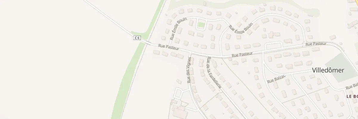 Plan du 31 Rue Pasteur à Villedômer