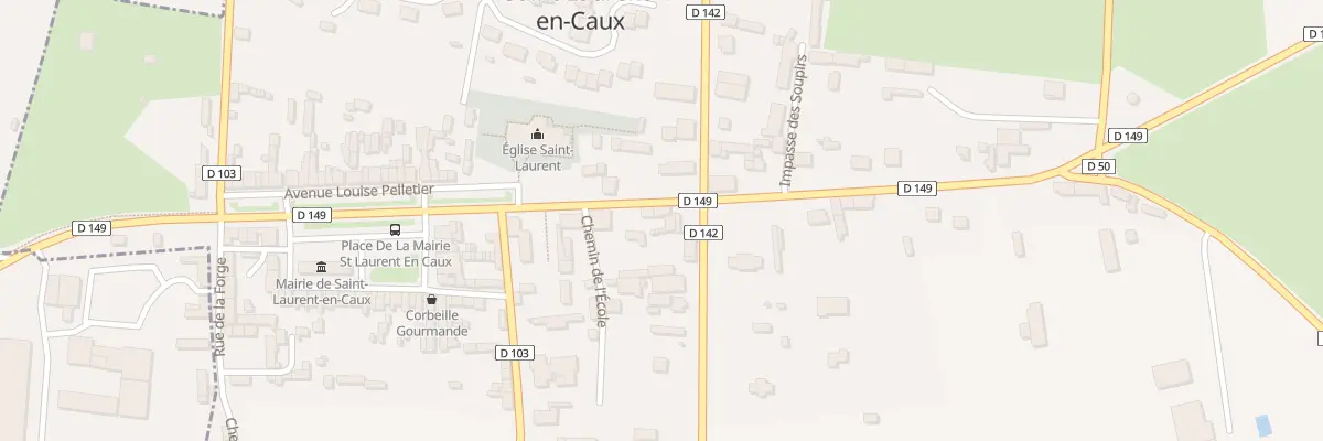 Plan du 5 Rue Elphege Beaudoin à Saint-Laurent-en-Caux
