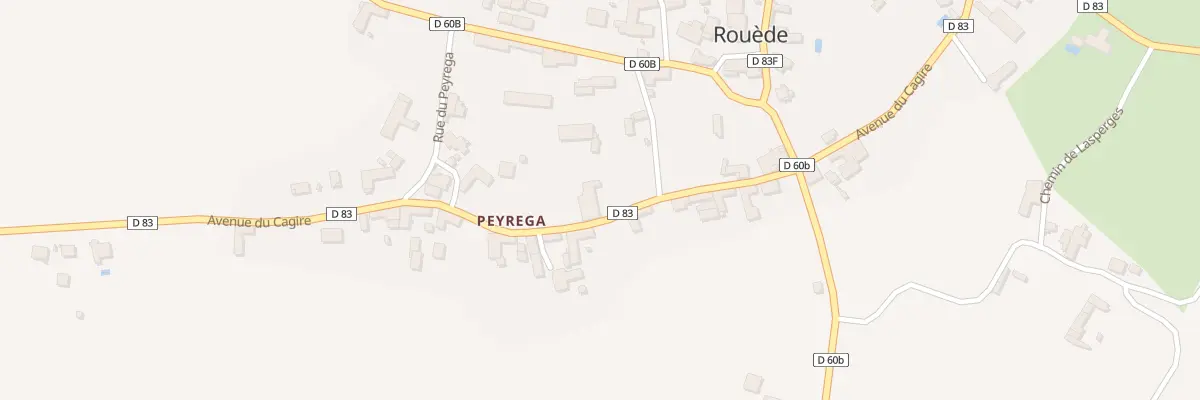 Plan du 75 Peyrega à Rouède