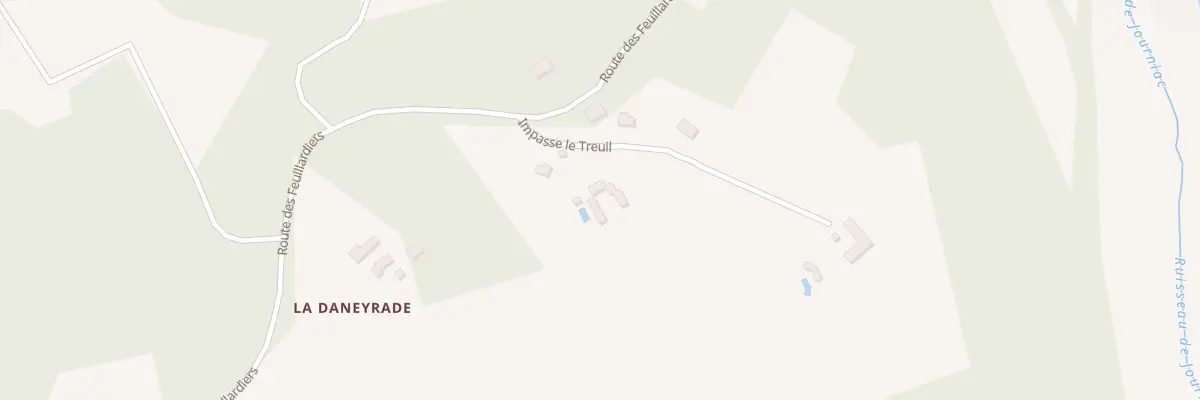 Plan du 347 Le Treuil à Journiac