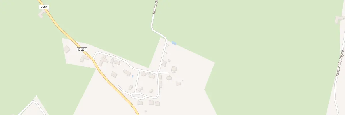 Plan du 1 Galin à Rouède