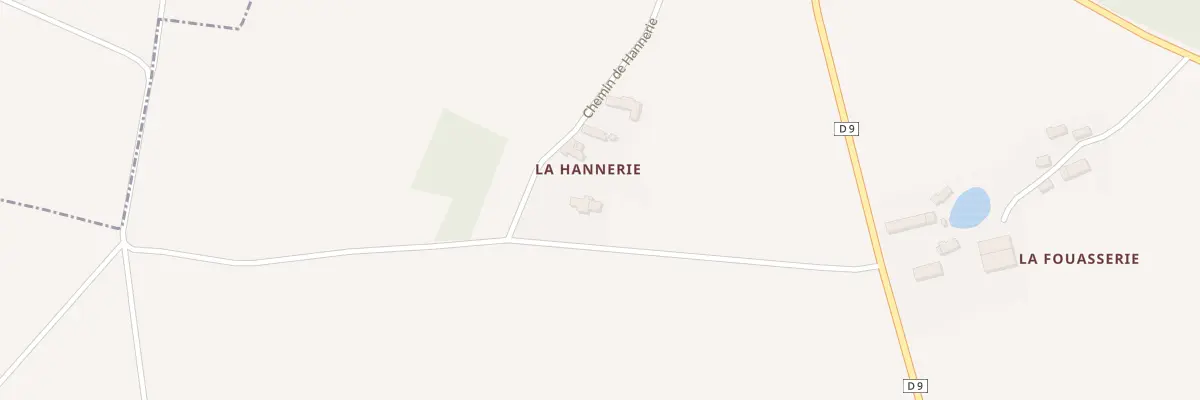 Plan du 6 La Hannerie à Prunay-Cassereau