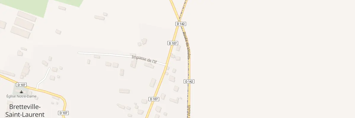Plan du 14 Rte des Marronniers à Bretteville-Saint-Laurent