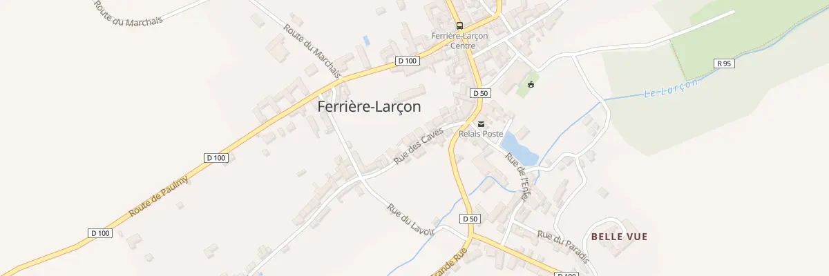Plan du 8 Rue des Caves à Ferrière-Larçon