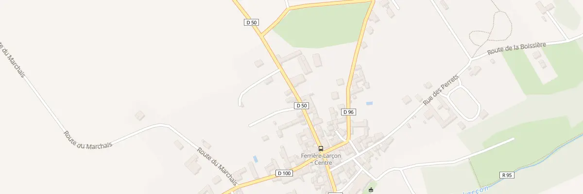 Plan du 25 Gr Grande Rue à Ferrière-Larçon