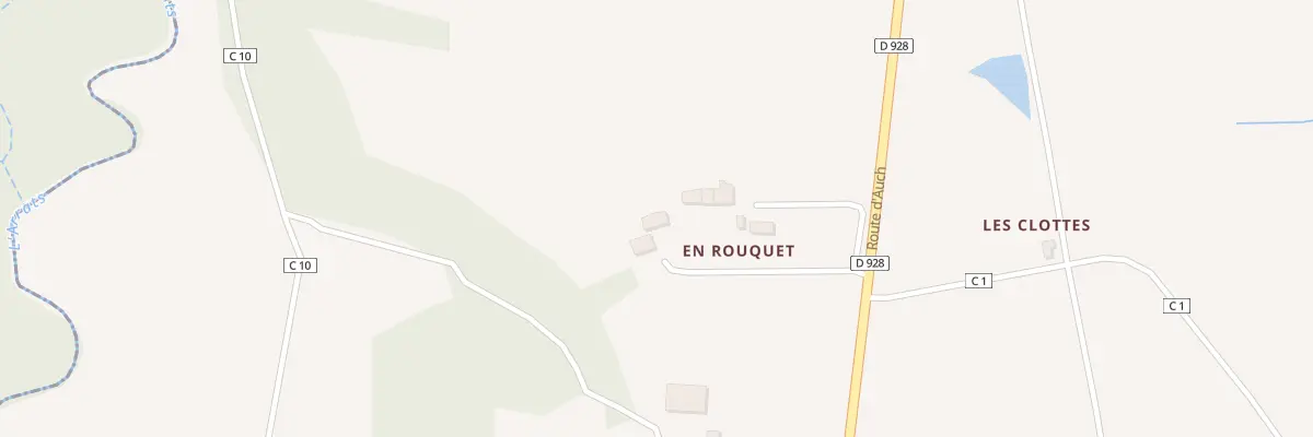 Plan du 5021 En Rouquet à Labrihe