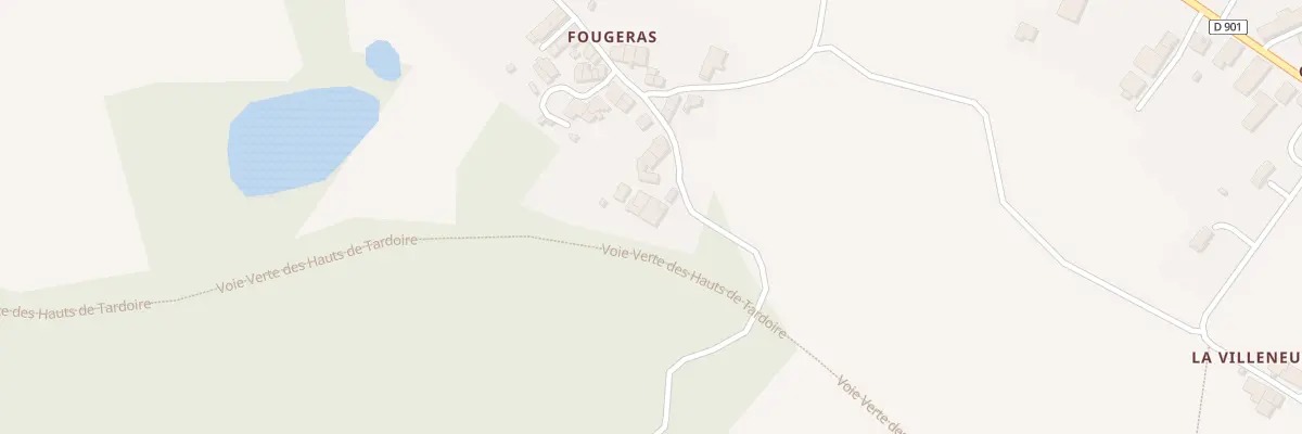 Plan de Fougeras à Oradour-sur-Vayres