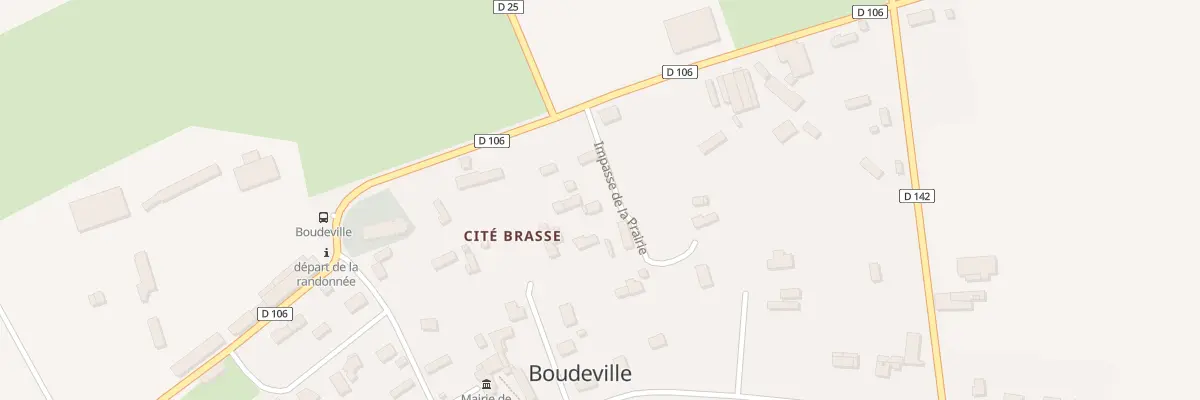 Plan du 8 Imp de la Prairie à Boudeville