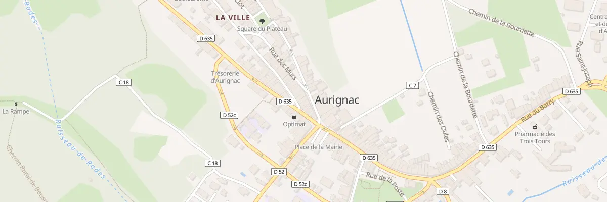 Plan du 8 Rue de la tour de Savoie à Aurignac