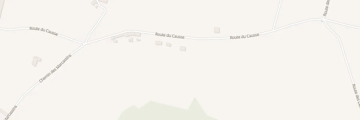 Plan du 608 Rte du Causse à Vaunac