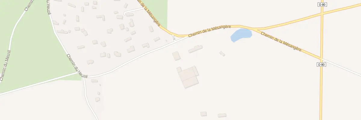 Plan du 3 Che de la Mésangère à Saint-Pierre-du-Bosguérard