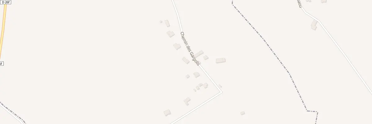 Plan du 20 Chem des Gargolis à Montespan
