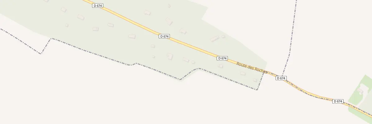 Plan du 42 Rte des Roches à Mandres