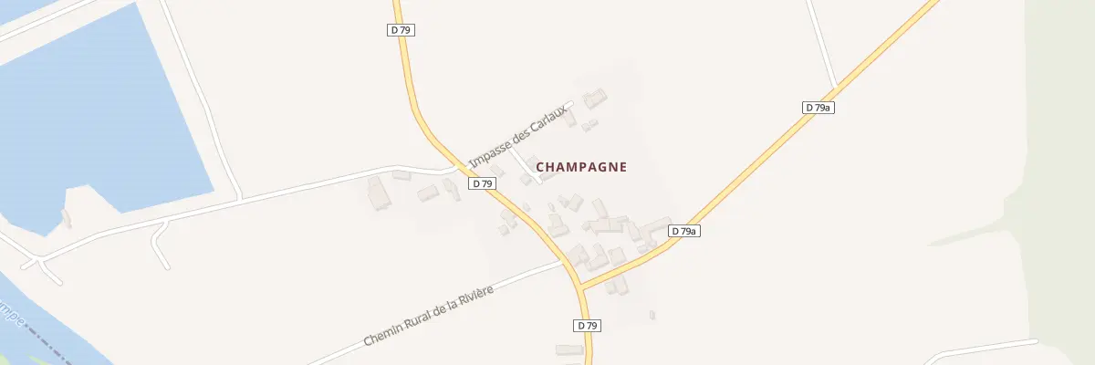 Plan du 16 Champagne à Néons-sur-Creuse