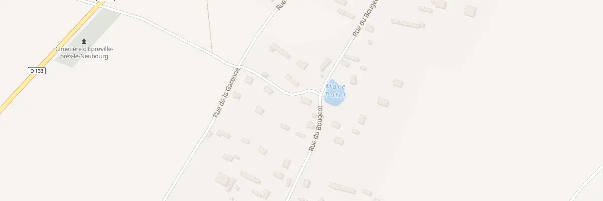 Plan du 16 Rue du Bougeot à Épreville-près-le-Neubourg