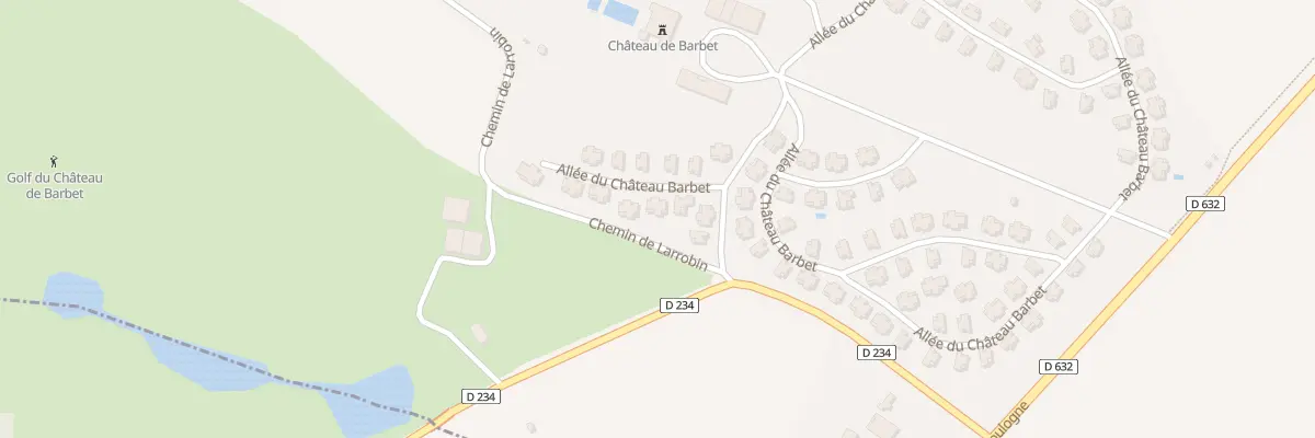 Plan du 179 All du Chateau de Barbet à Lombez