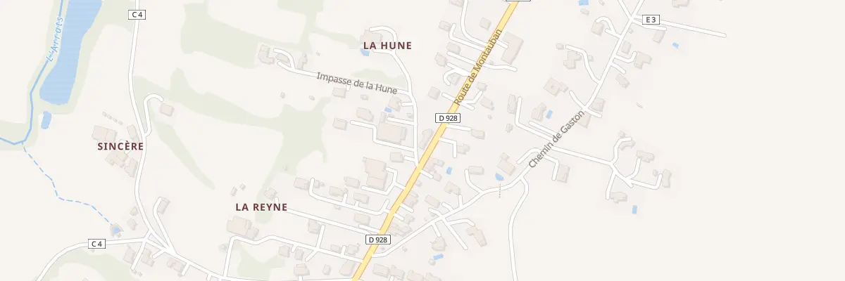 Plan du 163 Rte de Montauban à Mauvezin