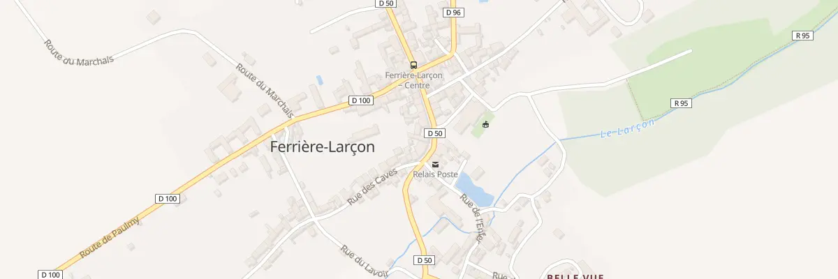 Plan du 7 Grande Rue à Ferrière-Larçon