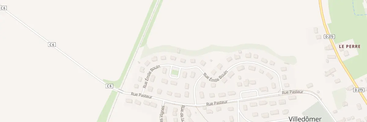 Plan du 26 Rue Emile Bouin à Villedômer