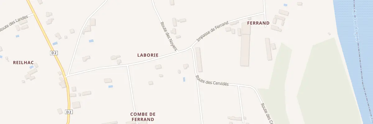 Plan du 23 Ferrand à Alles-sur-Dordogne