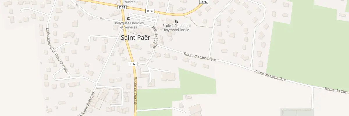Plan du 6013 Le Bourg à Saint-Paër