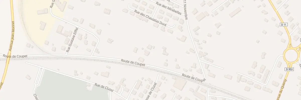 Plan du 190 Rte de Coupet à Valence