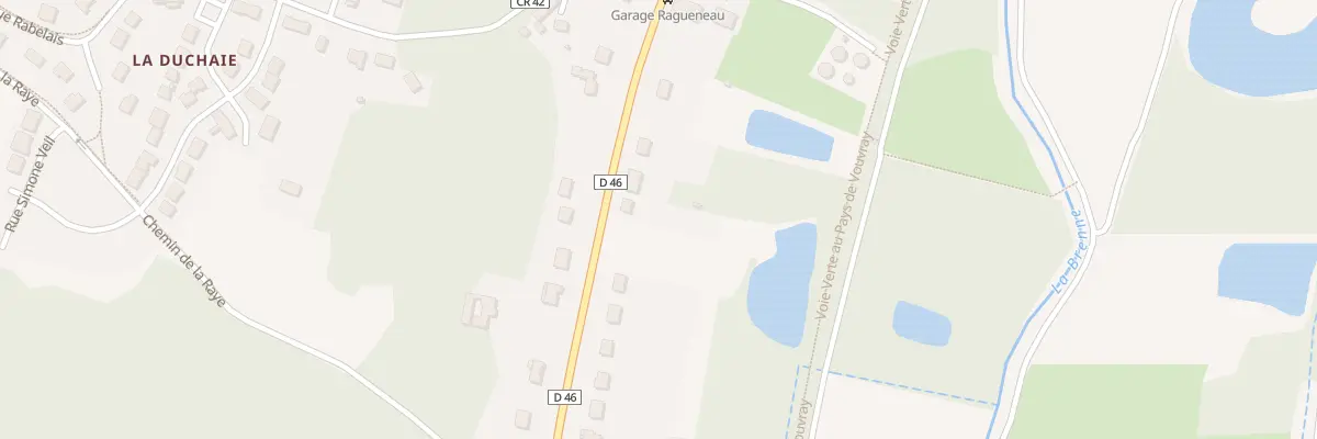 Plan du 61 Rue Nationale à Reugny