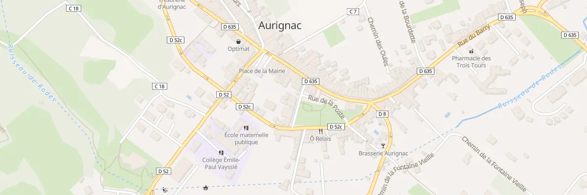 Plan du 8 Traverse du Foirail à Aurignac