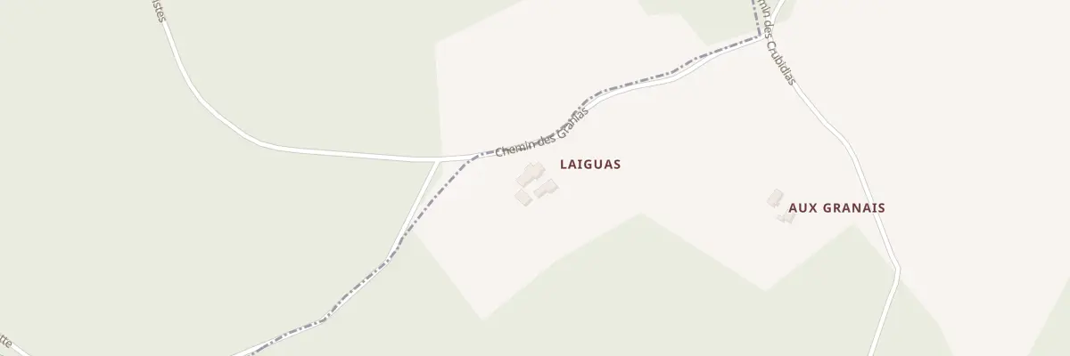 Plan du 255 Che des Granias à Saint-Geyrac