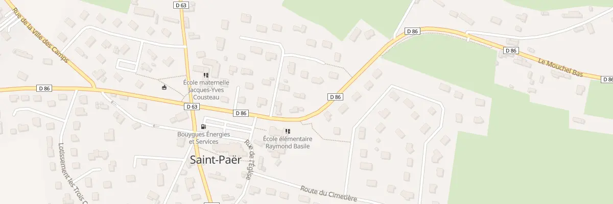 Plan du 5045 Le Bourg à Saint-Paër