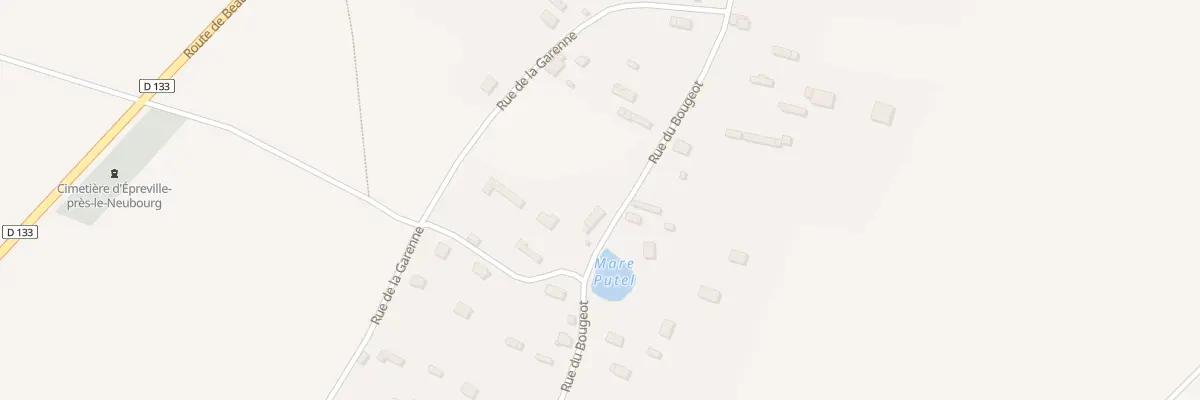 Plan du 10 Rue du Bougeot à Épreville-près-le-Neubourg