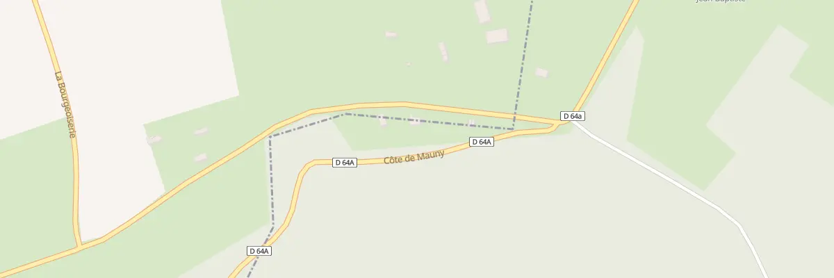 Plan du 9013 Cote de Mauny à Mauny