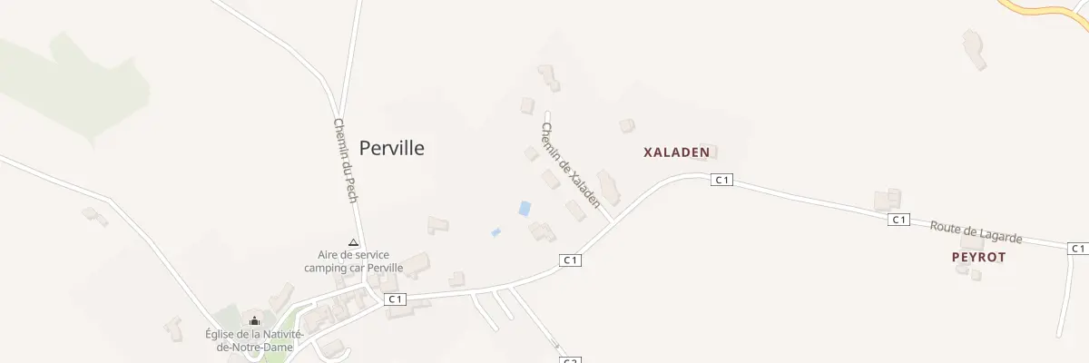 Plan du 7 Xaladen à Perville